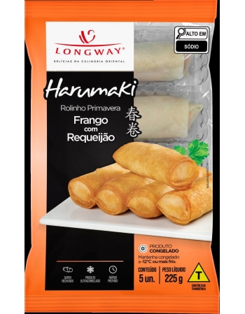 HARUMAKI FRANGO COM REQUEIJAO LONG WAY 225G